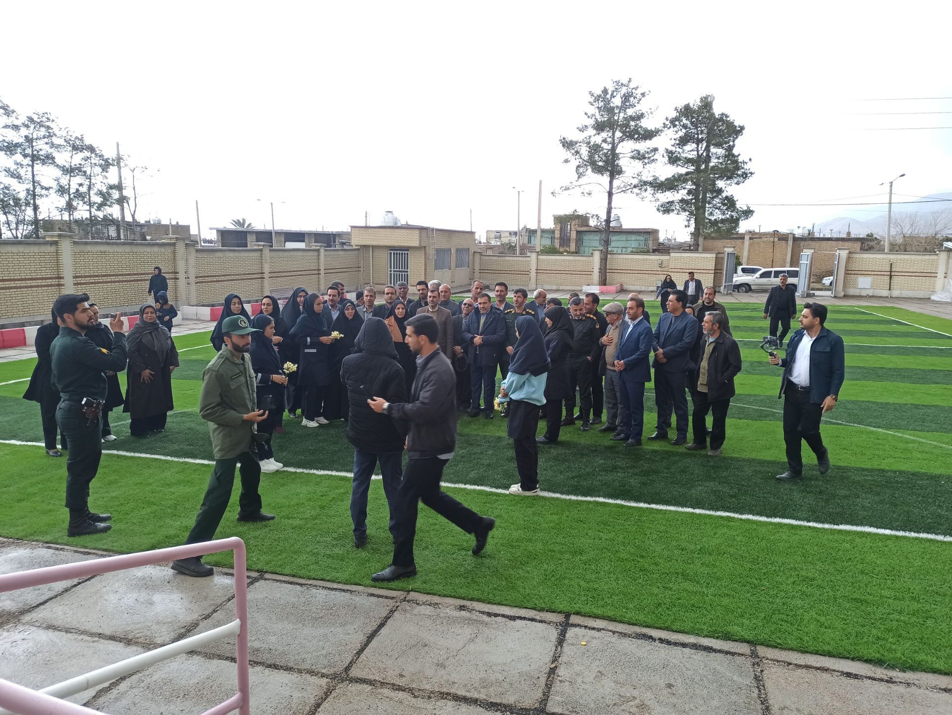 افتتاح آموزشگاه خیرساز ۶ کلاسه حضرت زینب (س) در روستای مهارلو سروستان فارس