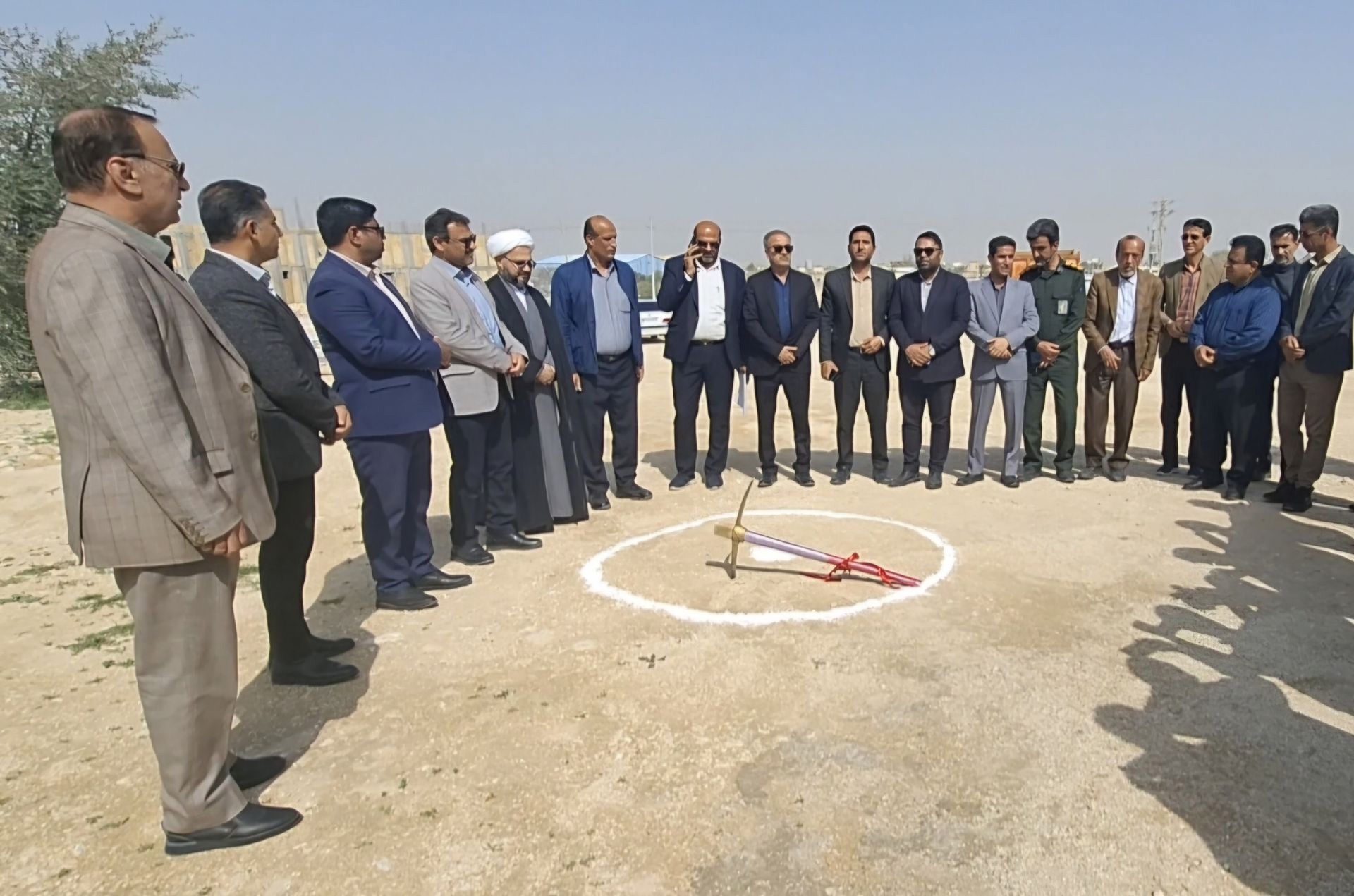 آموزشگاه خیرساز در لامِرد فارس کلنگ‌زنی شد