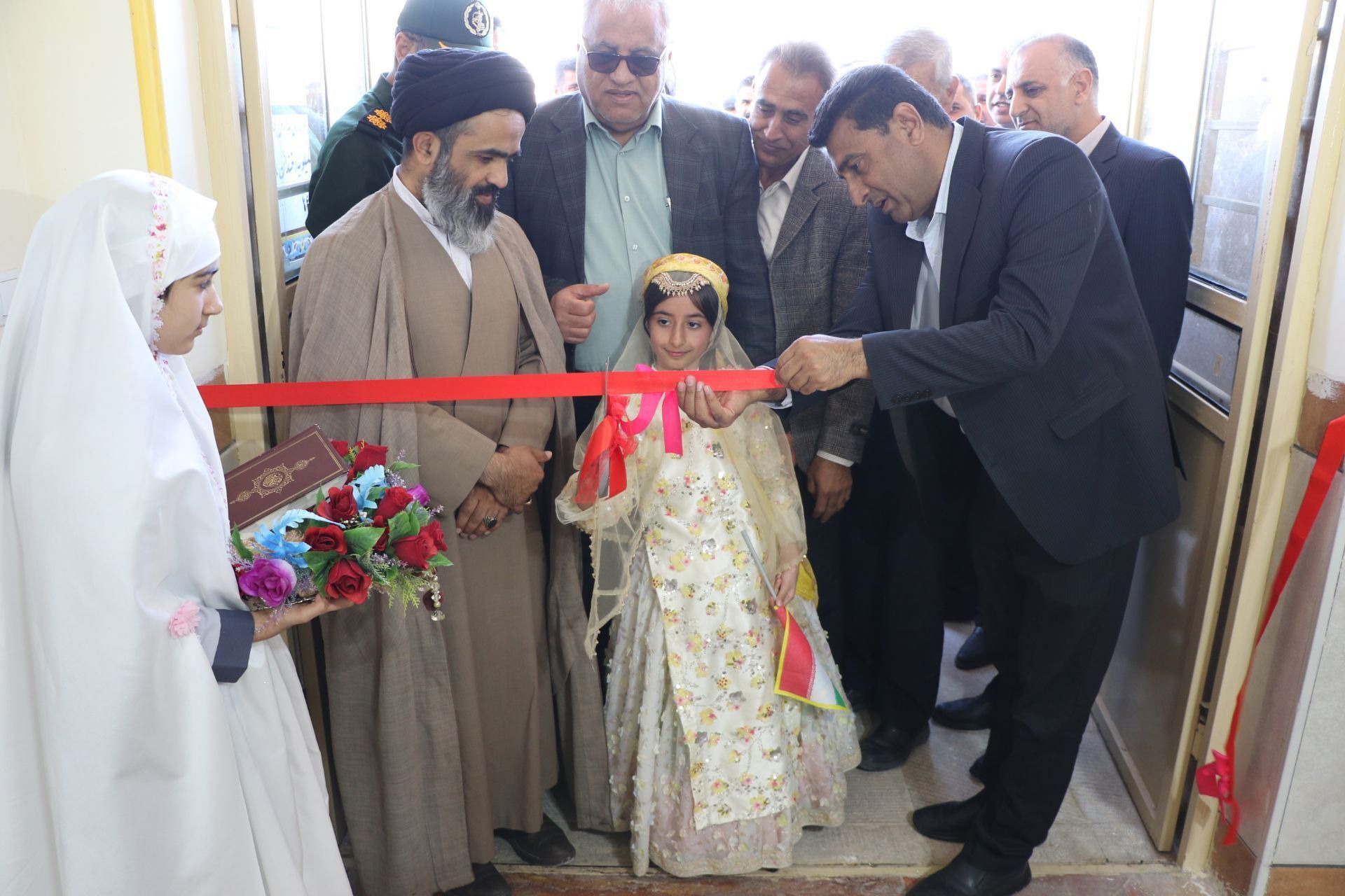 افتتاح آموزشگاه خیر ساز ۱۲ کلاسه حضرت زینب (س) در کوار فارس