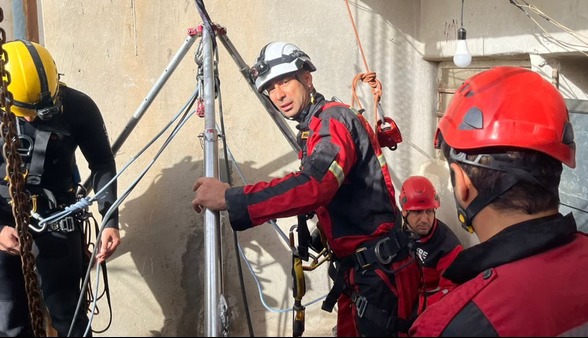 عملیات نفس گیری آتش نشانان شیرازی در داراب