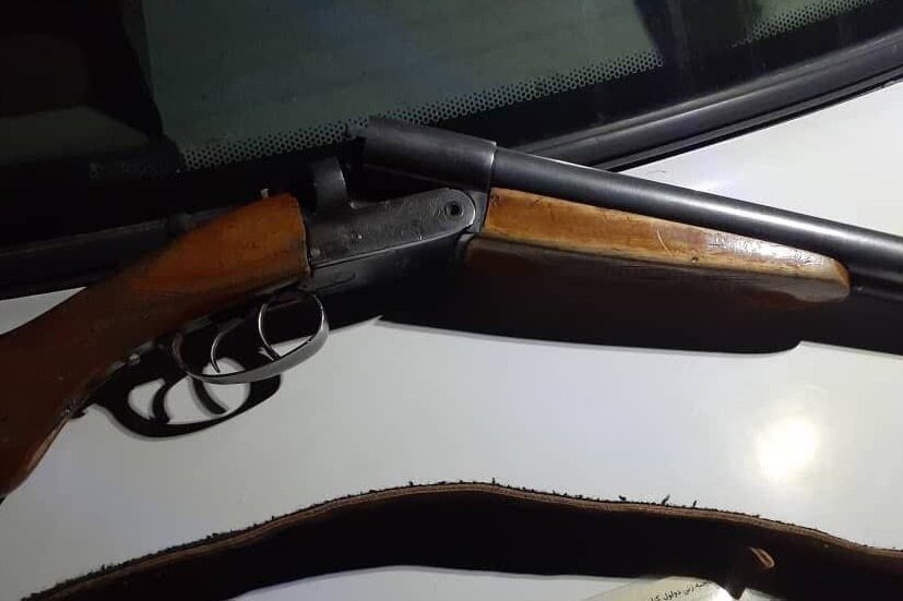 کشف ۹ قبضه اسلحه ساچمه‌زنی در مناطق حفاظت شده مله گاله و ارژن شیراز