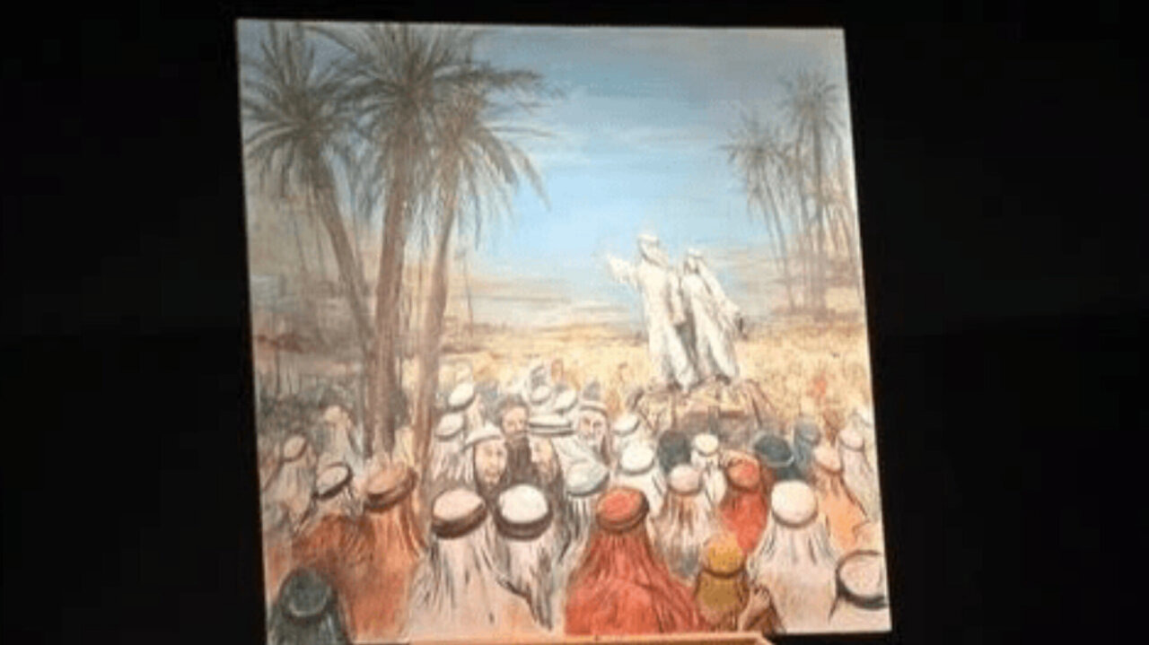 رونمایی از تابلوی «غدیری» در مرکز آسمان حوزه هنری فارس