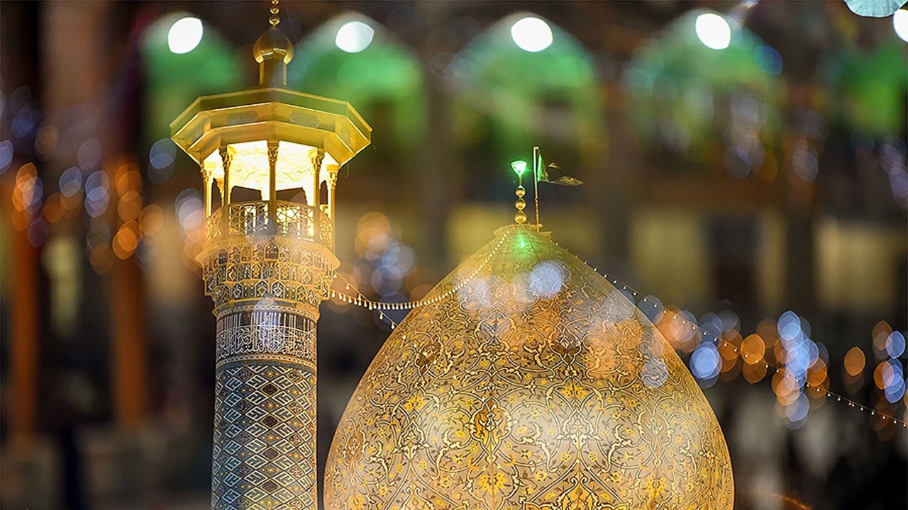 حرم شاهچراغ (ع)، غرق در شادی عید ولایت