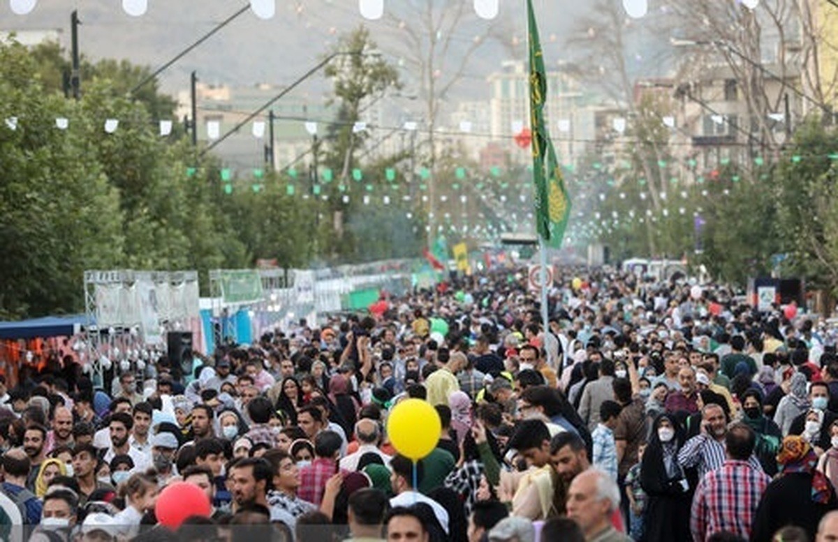 برپایی مهمانی کیلومتری عید غدیر در شیراز