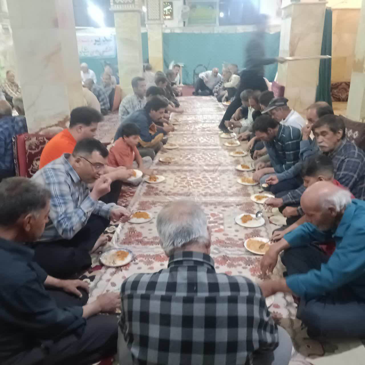اطعام علوی در عید سعید غدیر خم در بهمن آباده