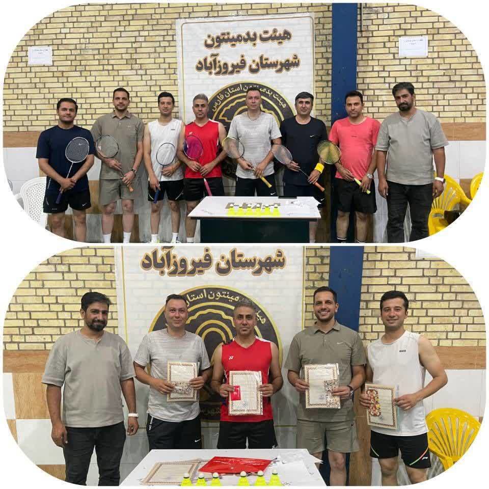 برگزاری مسابقات بدمینتون مردان در فیروزآباد