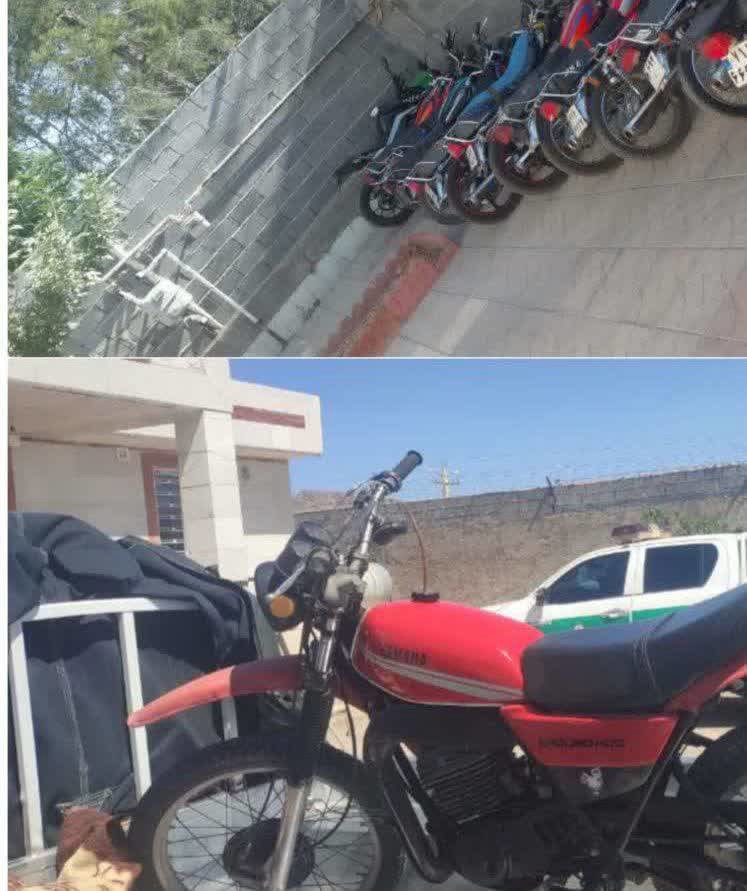 دستگیری ۱۷ سارق و توقیف ۵۹ خودرو و موتورسیکلت متخلف در مرودشت