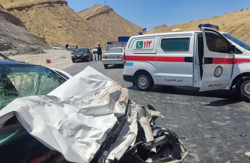 یک فوتی در تصادف جاده کازرون به کنارتخته