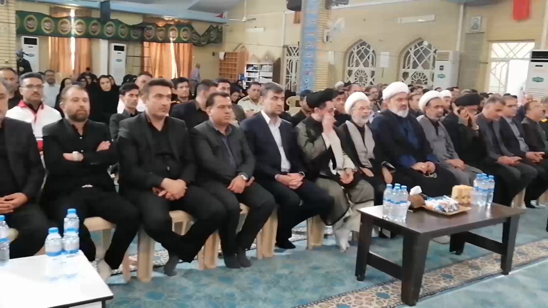 برگزاری یادبود شهدای حمله آمریکا و رژیم صهیونیستی به ساختمان دادگستری لارستان