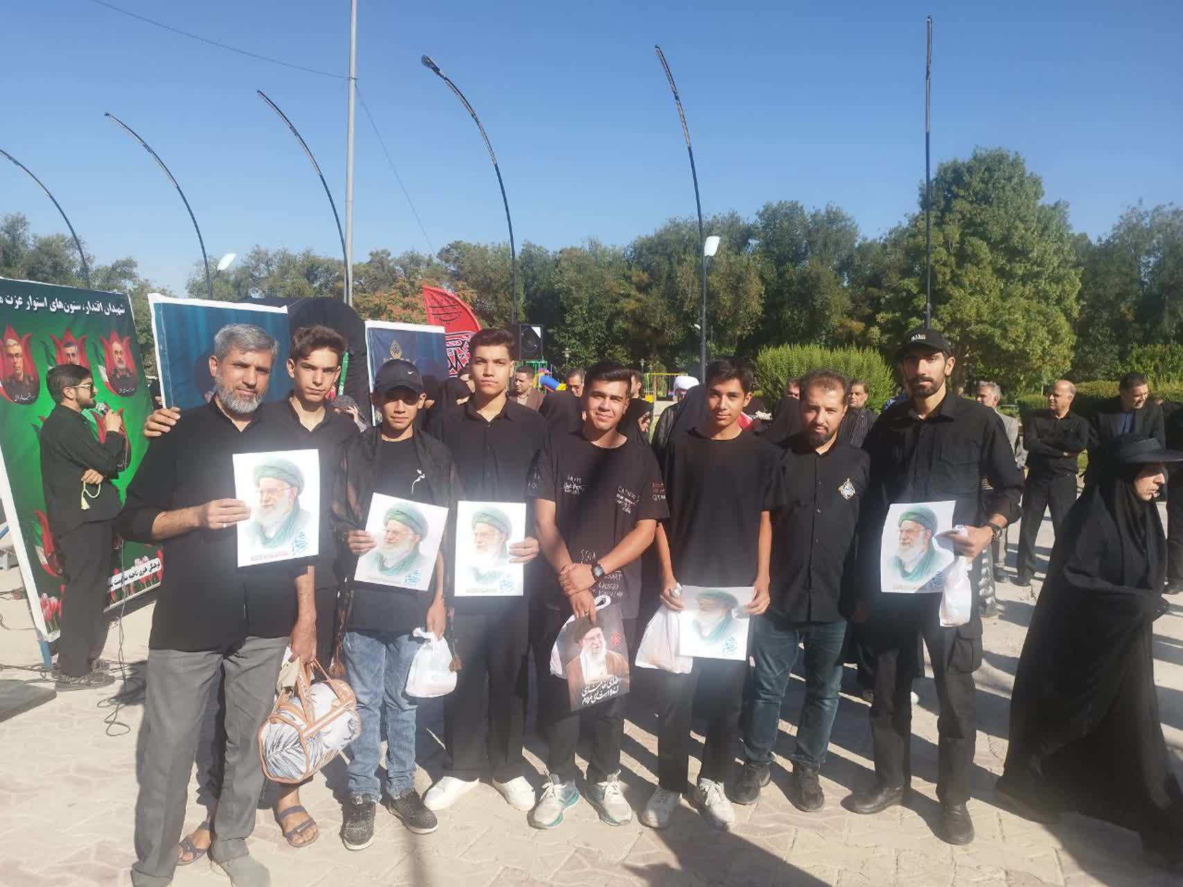 اعزام عاشقان رهبر شهید امت از آباده به تهران