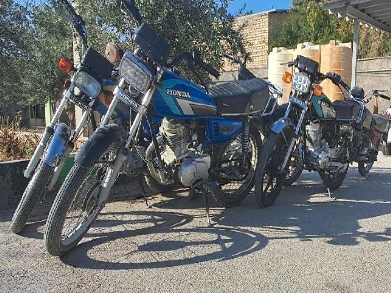 توقیف ۳۳ دستگاه موتورسیکلت در کوار