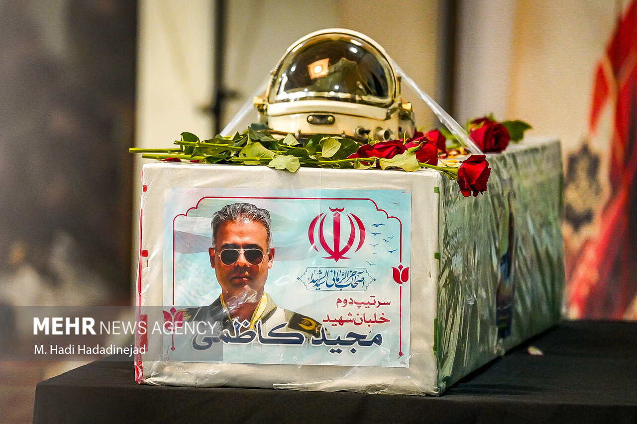 برگزاری مراسم یادبود شهید امیر خلبان مجید کاظمی در شیراز