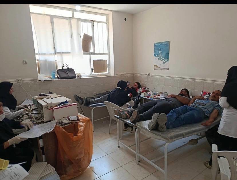 اهدای خون در زرین دشت فارس
