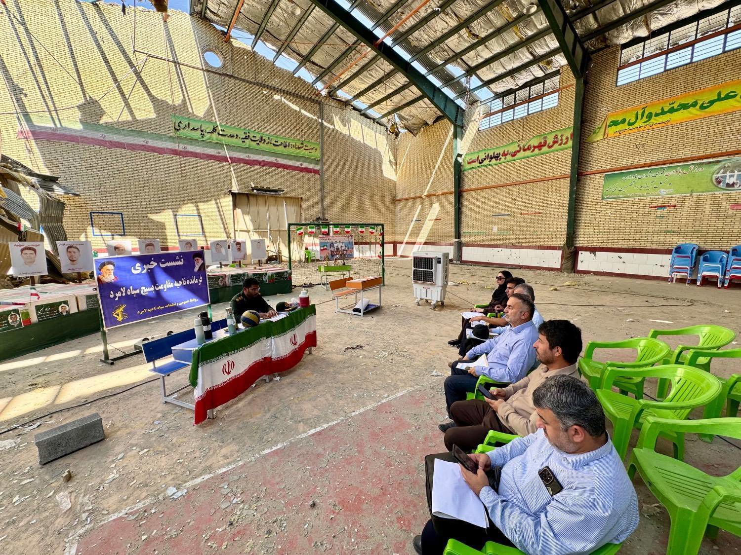 اجرای برنامه‌های فرهنگی و جهادی در هفته دفاع مقدس در لامرد فارس