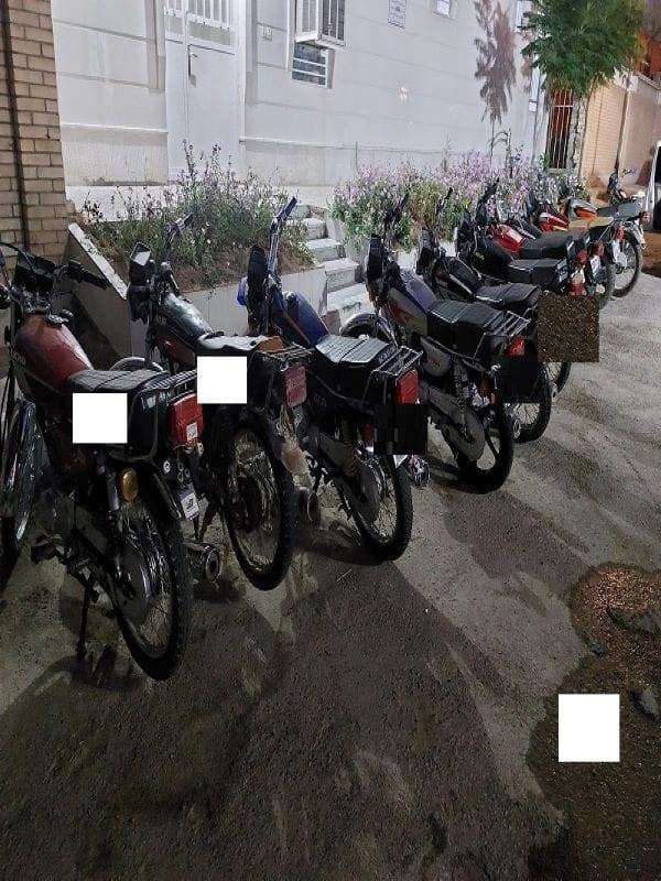 توقیف ۲۳ دستگاه موتورسیکلت متخلف در نی ریز