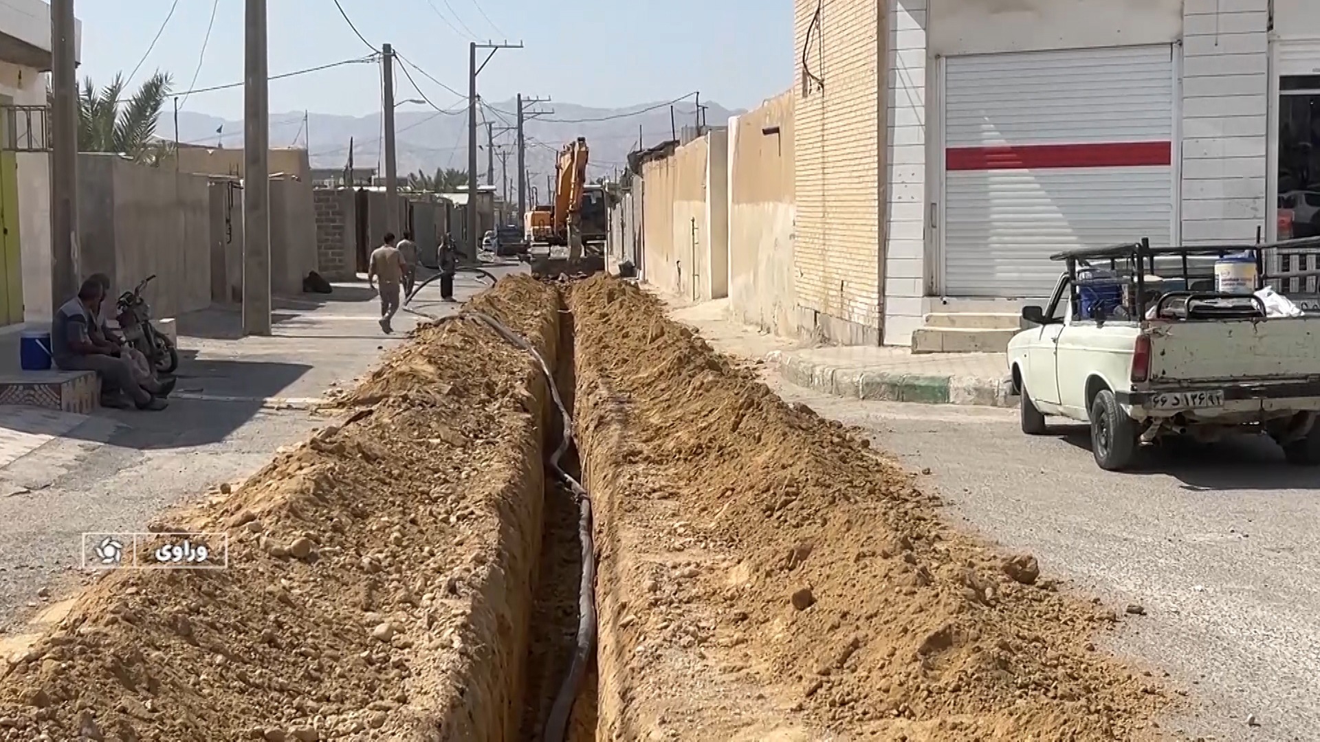 اصلاح بیش از ۲ و نیم کیلومتر شبکه توزیع آب در شهر وراوی شهرستان مُهر