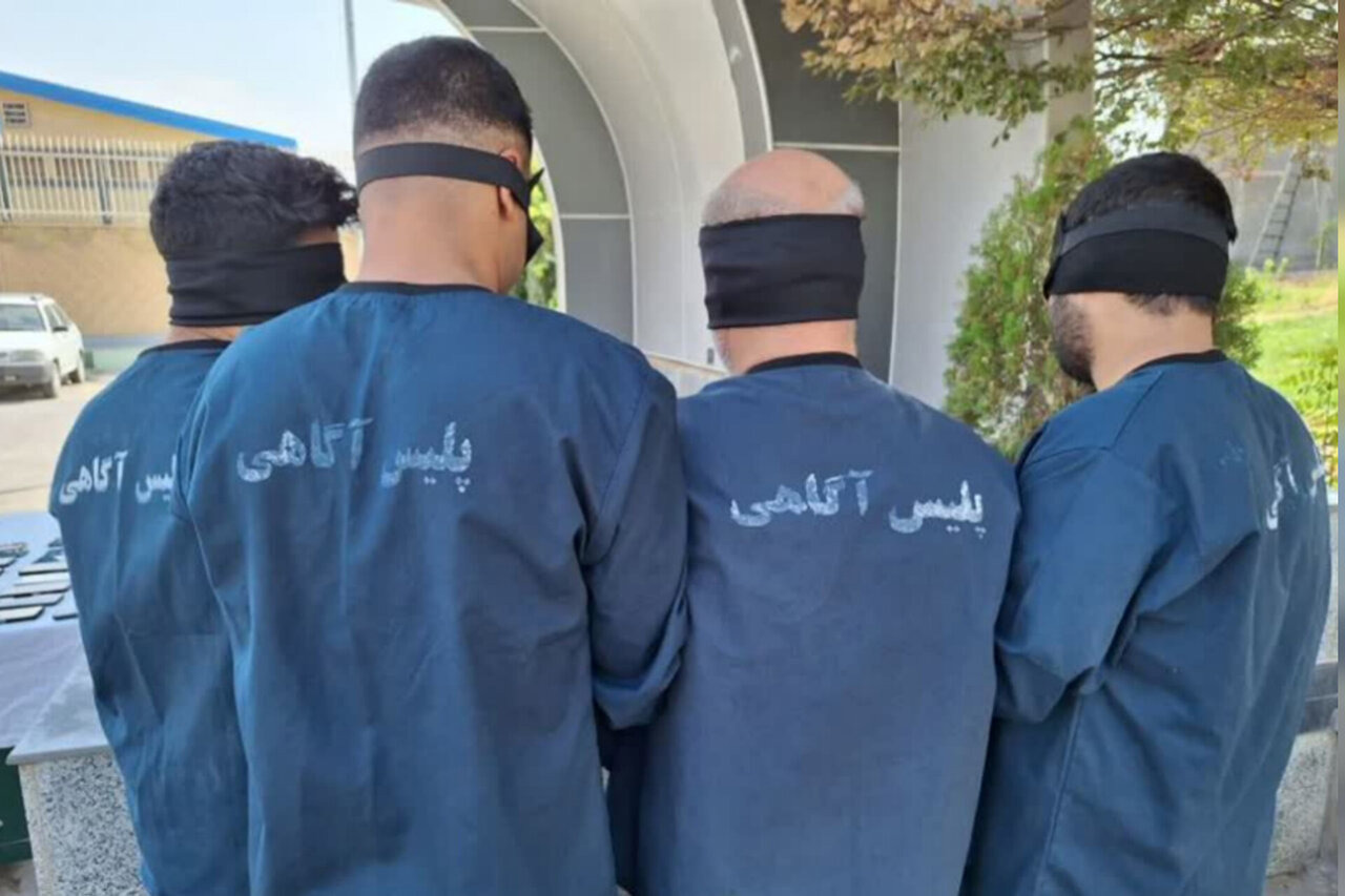 دستگیری باند ۴ نفره مأمورنما در شیراز