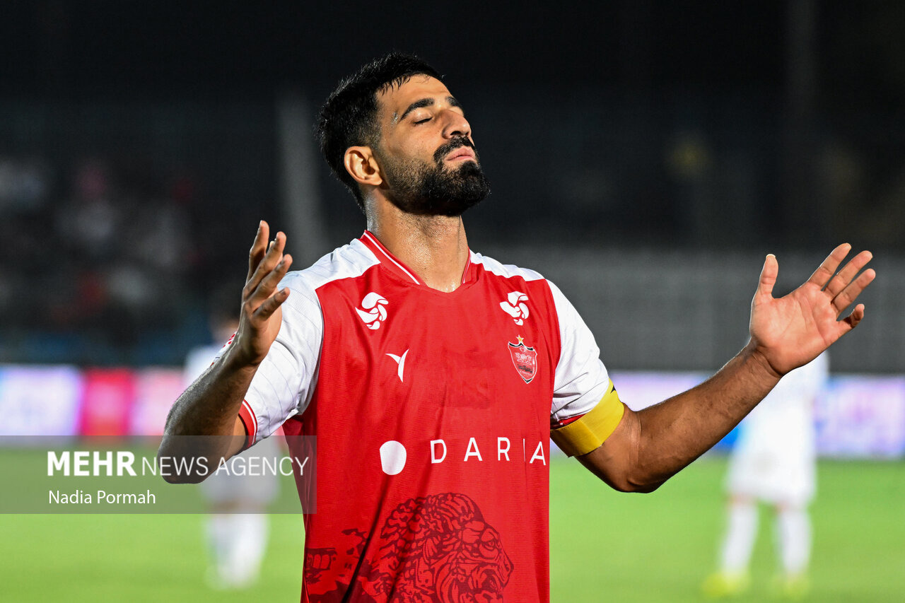 ادامه غیبت کاپیتان پرسپولیس در لیگ برتر فوتبال
