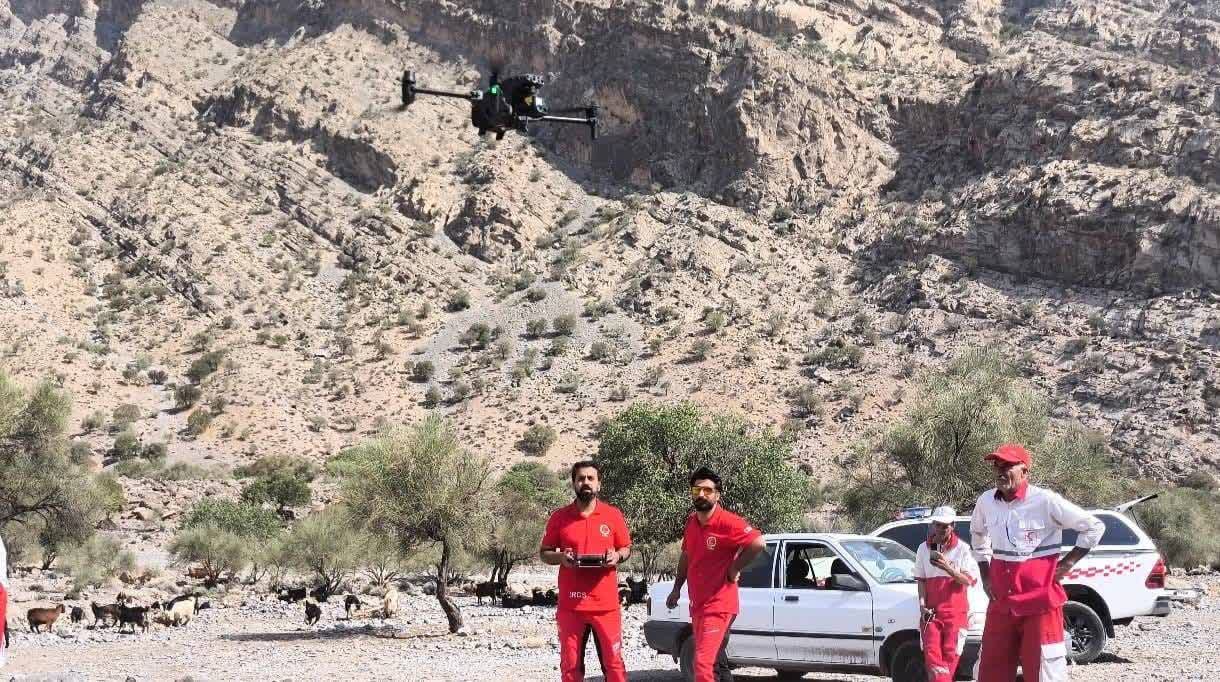 کشف پیکر مرد مفقودشده در ارتفاعات بختگان با پهپاد هلال‌احمر فارس