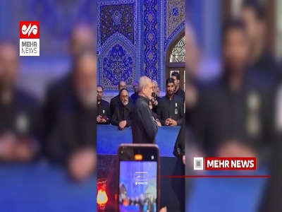 حضور پزشکیان در رواق دارالذکر