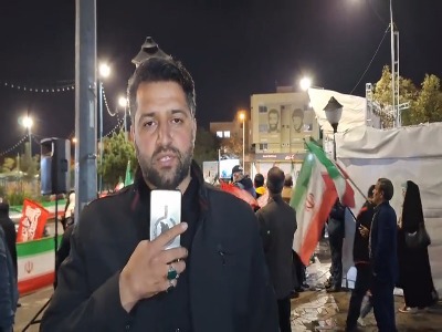 مردم کف خیابان برای سلامتی رهبر انقلاب قربانی ذبح کردند
